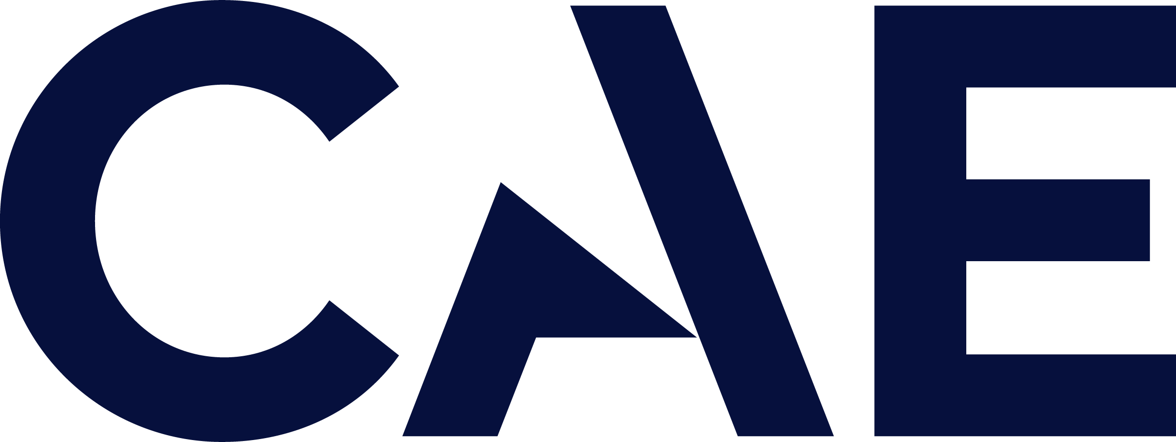 CAE logo in branded blue color